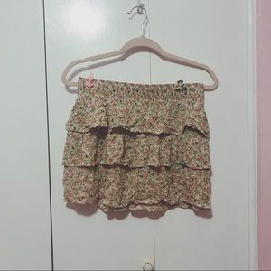 Costa Blanca Floral Skirt